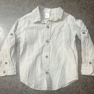 Janie and Jack boys light blue button down 2T